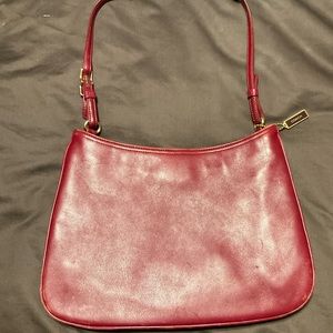Coach calf skin leather shoulder bag